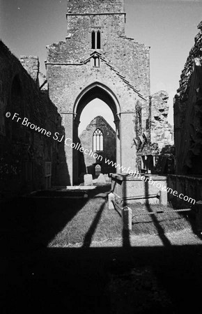 KILCONNELL ABBEY IN THE CLOISTERS